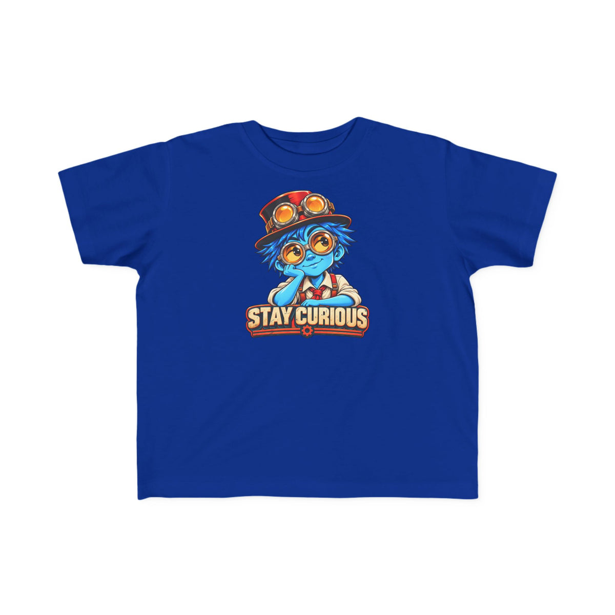 Stay Curious Toddler Tee — Cute Traveler Explorer Kids Shirt