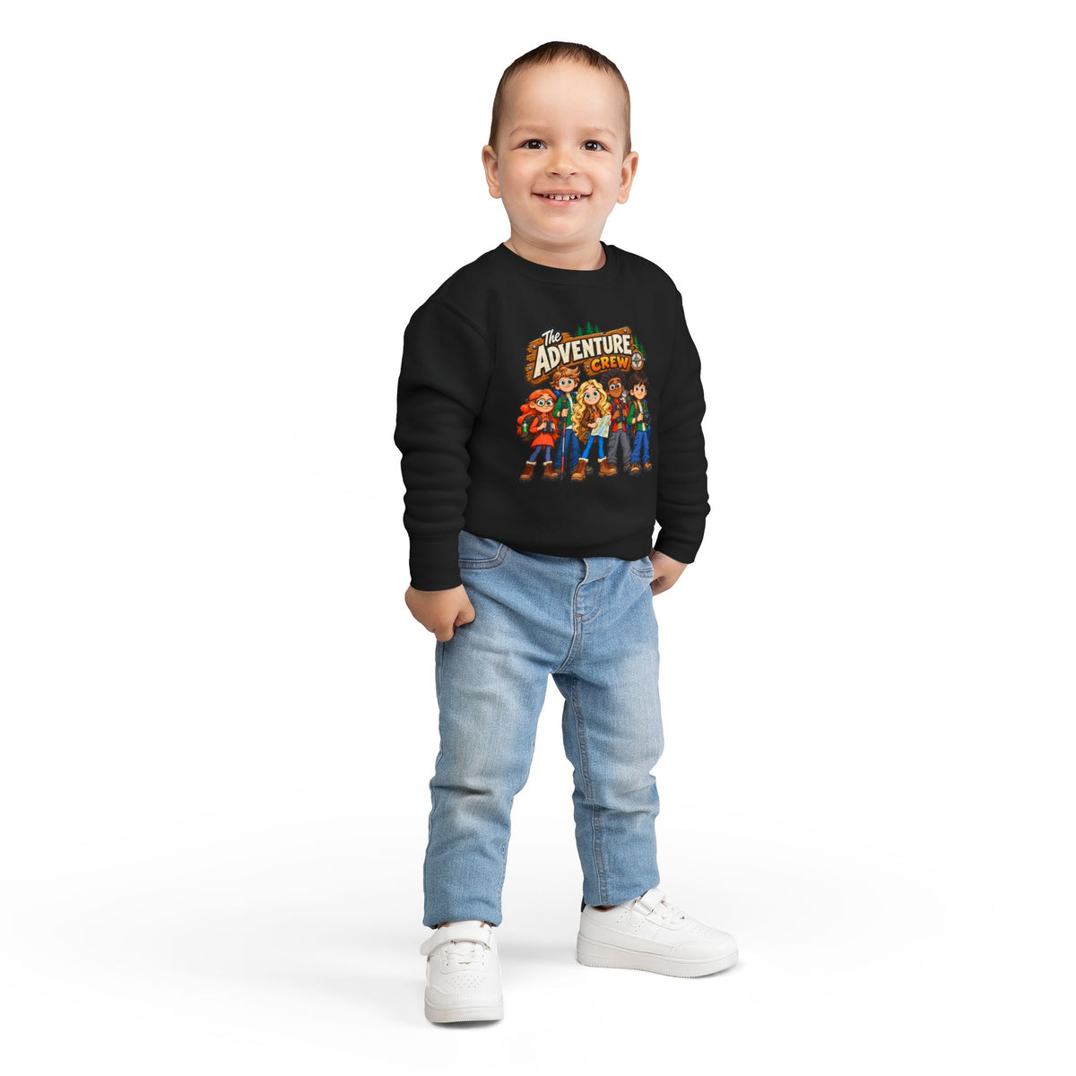 Toddler Sweatshirt — The Adventure Crew Kids Graphic Pullover
