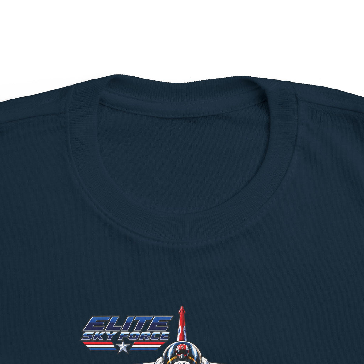 Toddler Jet Plane Tee — "Blue Angels" Fighter Jet Graphic Kids Shirt