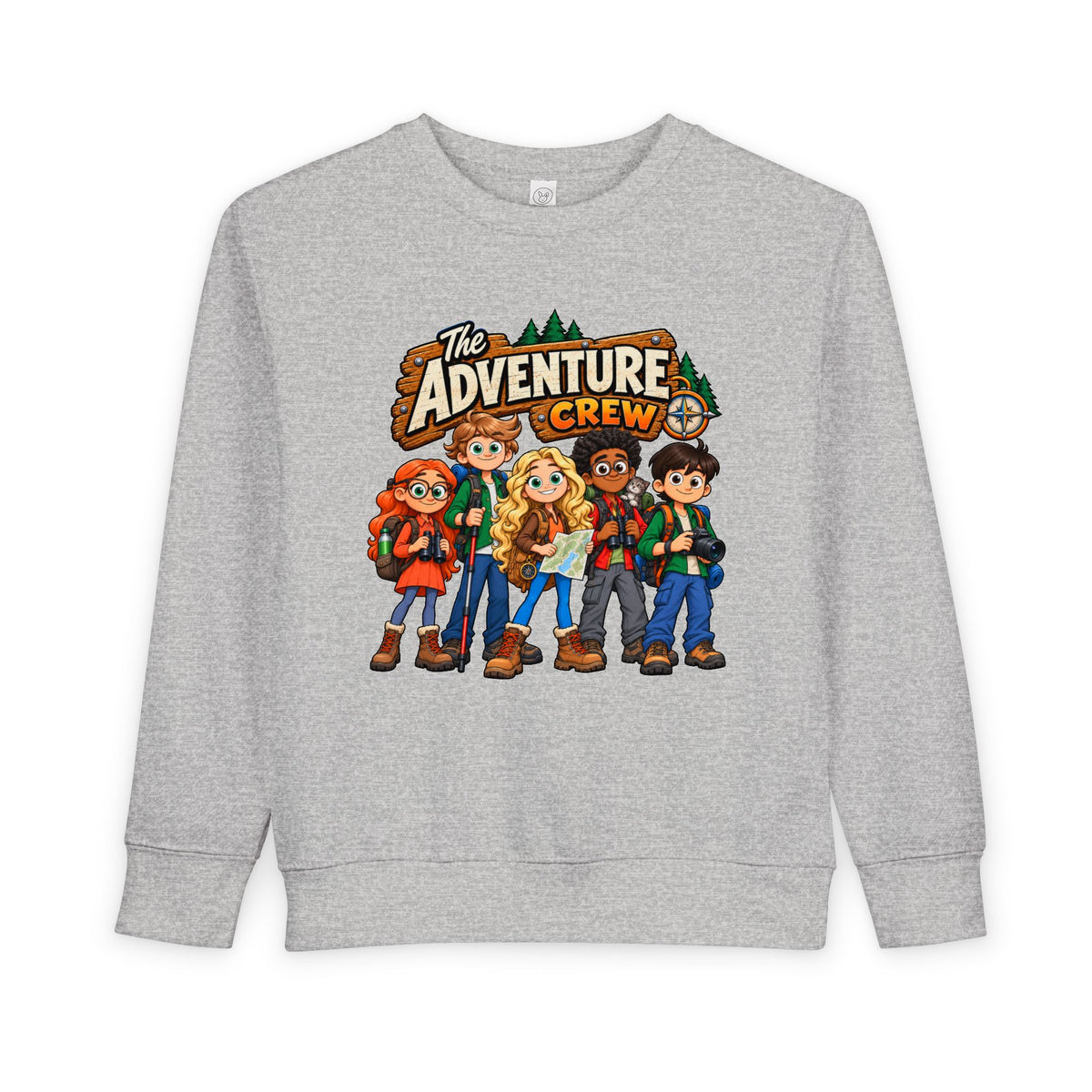 Toddler Sweatshirt — The Adventure Crew Kids Graphic Pullover