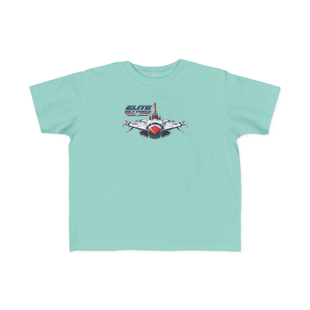 Toddler Jet Plane Tee — "Blue Angels" Fighter Jet Graphic Kids Shirt