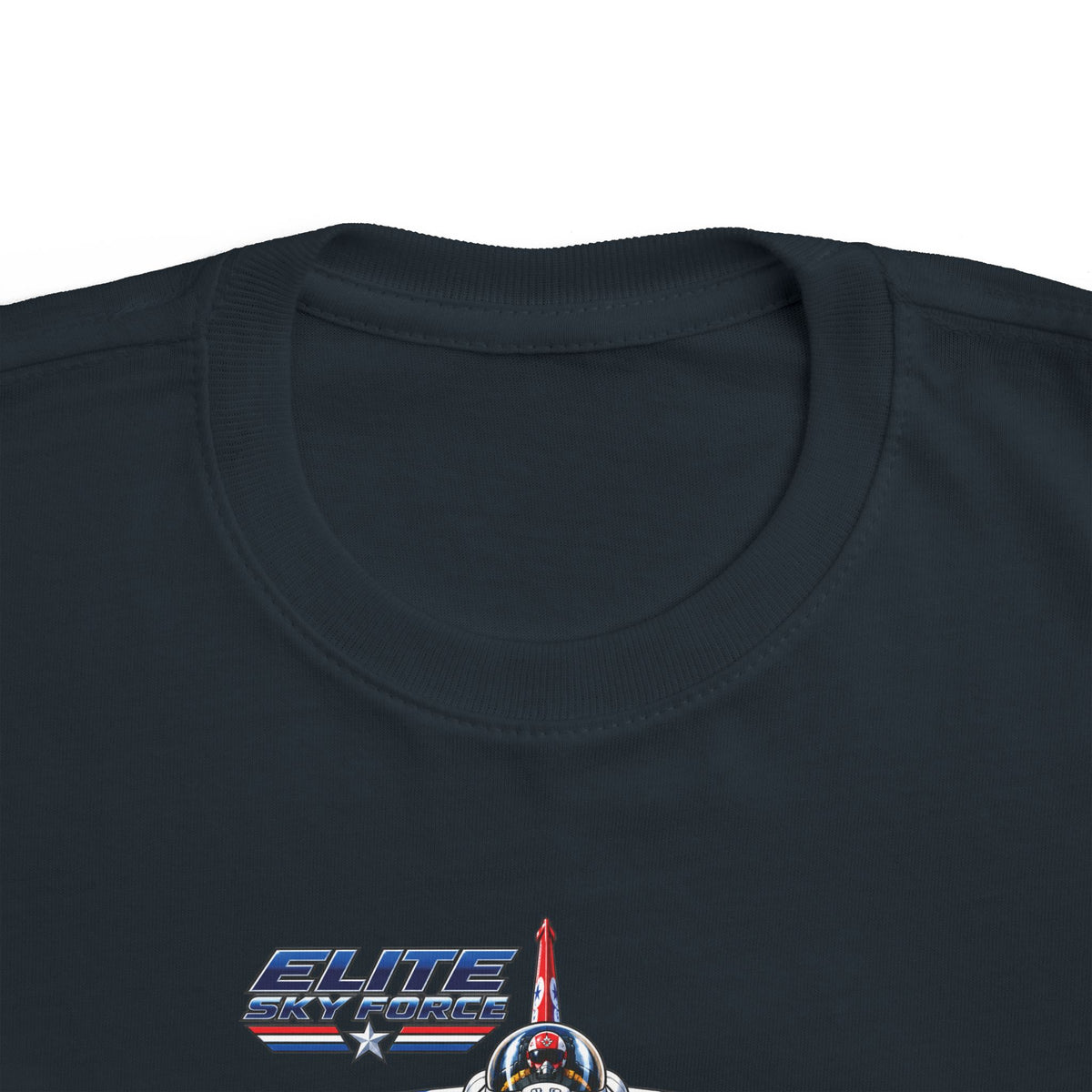 Toddler Jet Plane Tee — "Blue Angels" Fighter Jet Graphic Kids Shirt