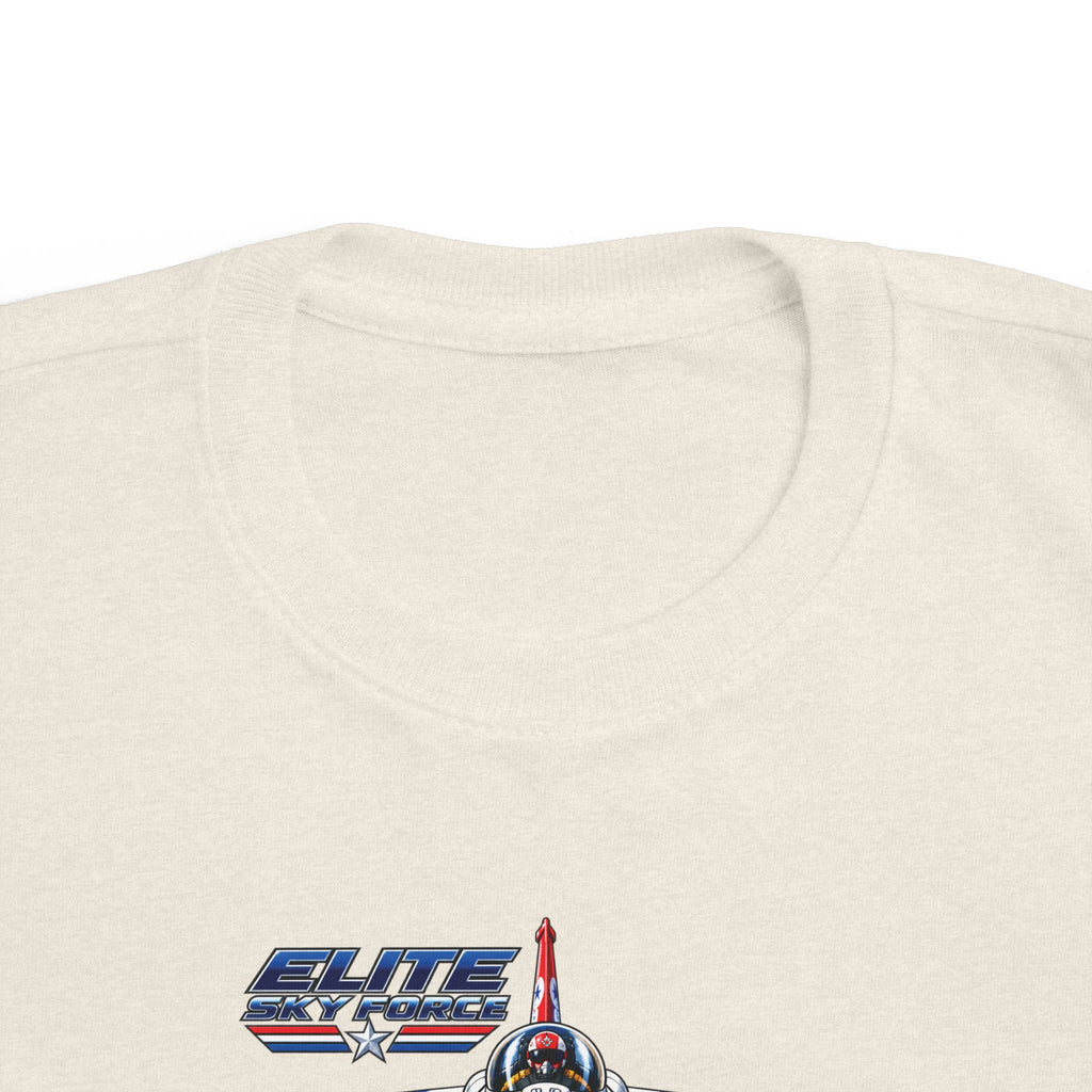 Toddler Jet Plane Tee — "Blue Angels" Fighter Jet Graphic Kids Shirt