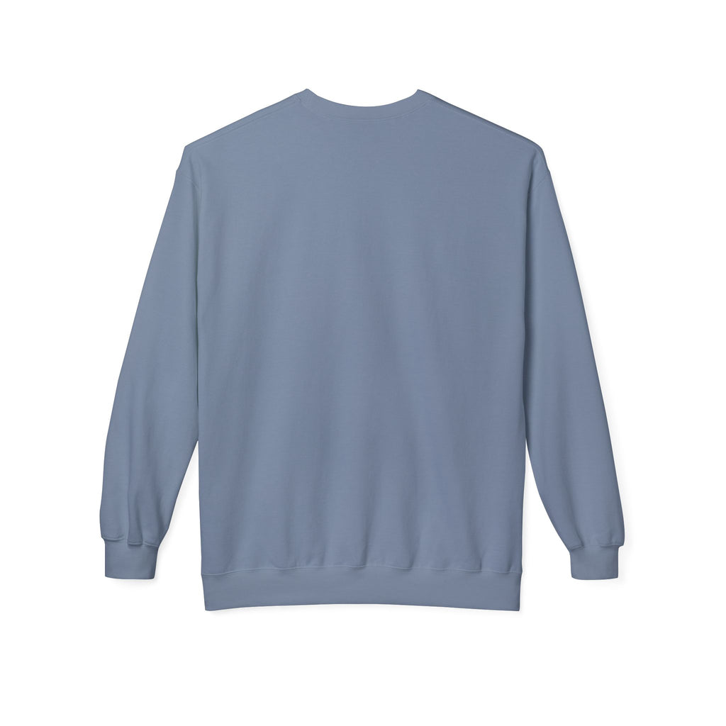 Cool Dude Enjoying Coffee Midweight Softstyle Fleece Crewneck Sweatshirt