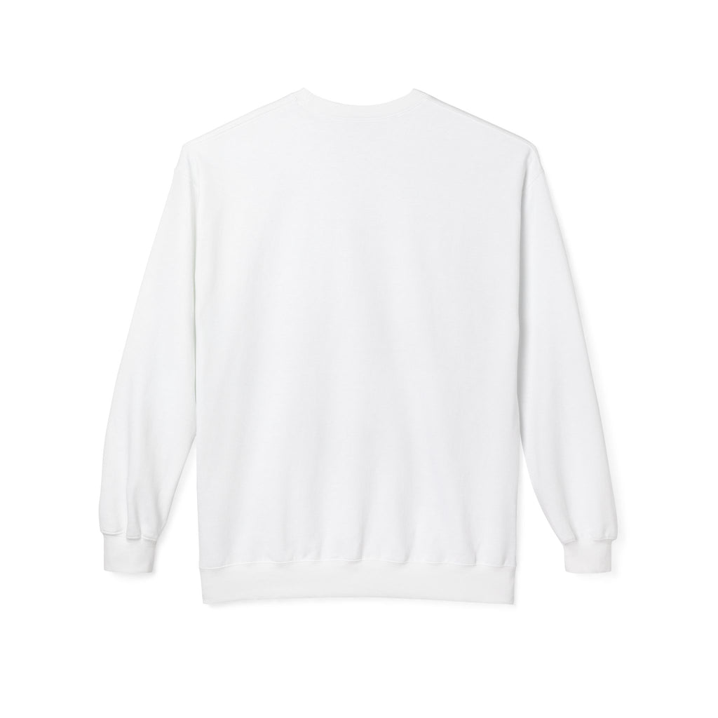 Cool Dude Enjoying Coffee Midweight Softstyle Fleece Crewneck Sweatshirt