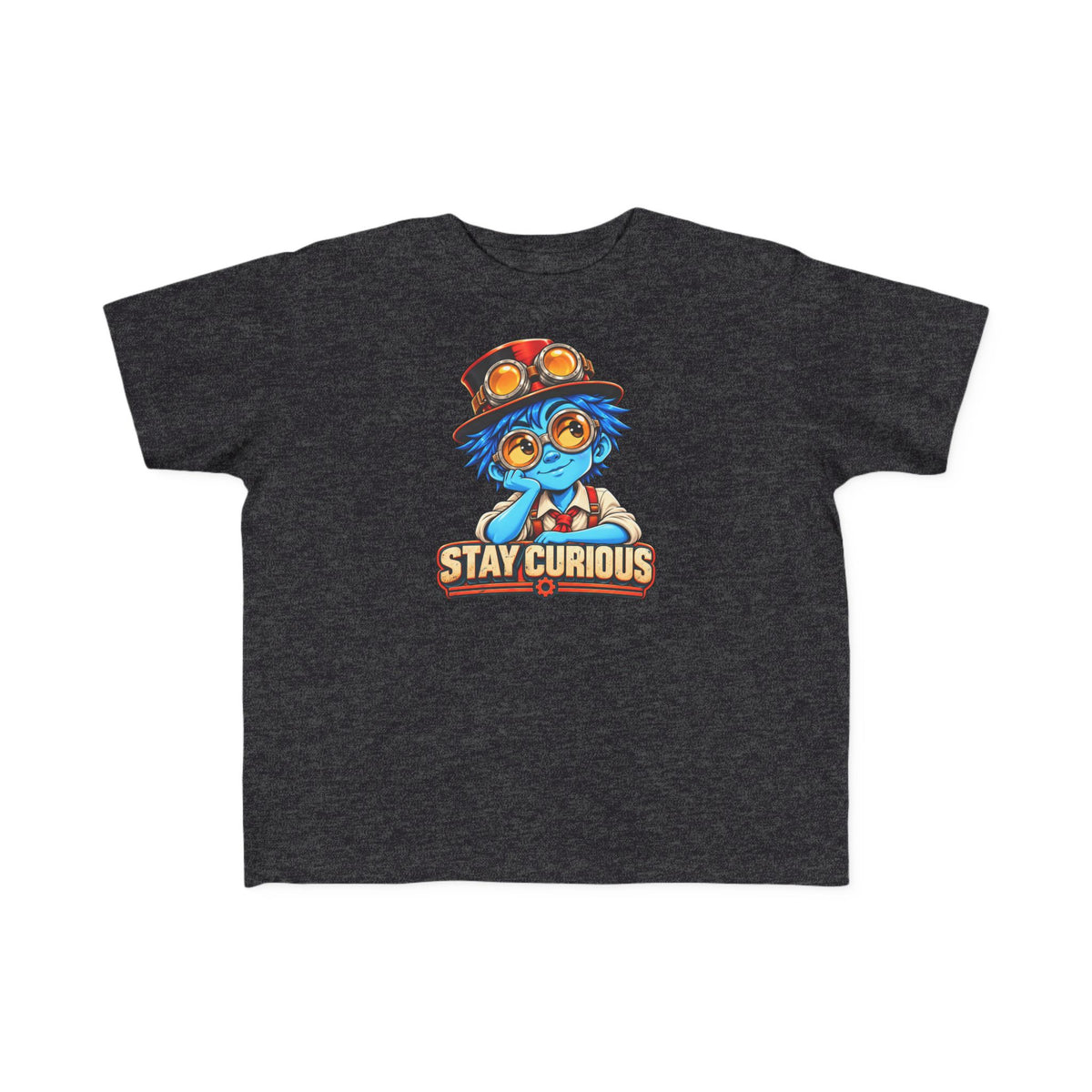 Stay Curious Toddler Tee — Cute Traveler Explorer Kids Shirt