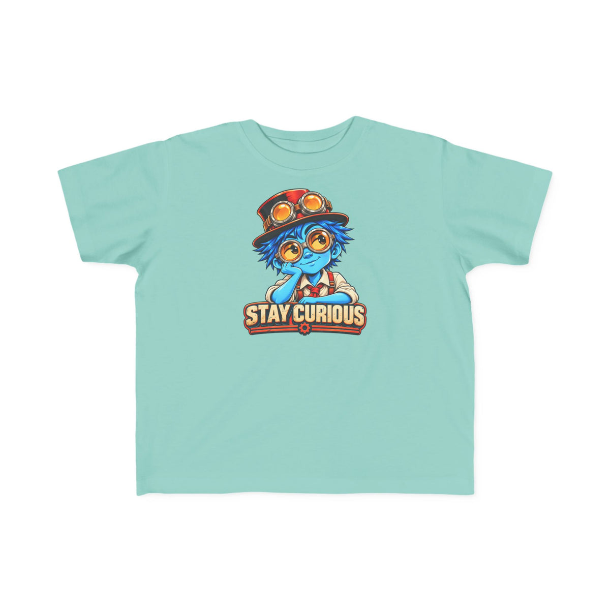 Stay Curious Toddler Tee — Cute Traveler Explorer Kids Shirt