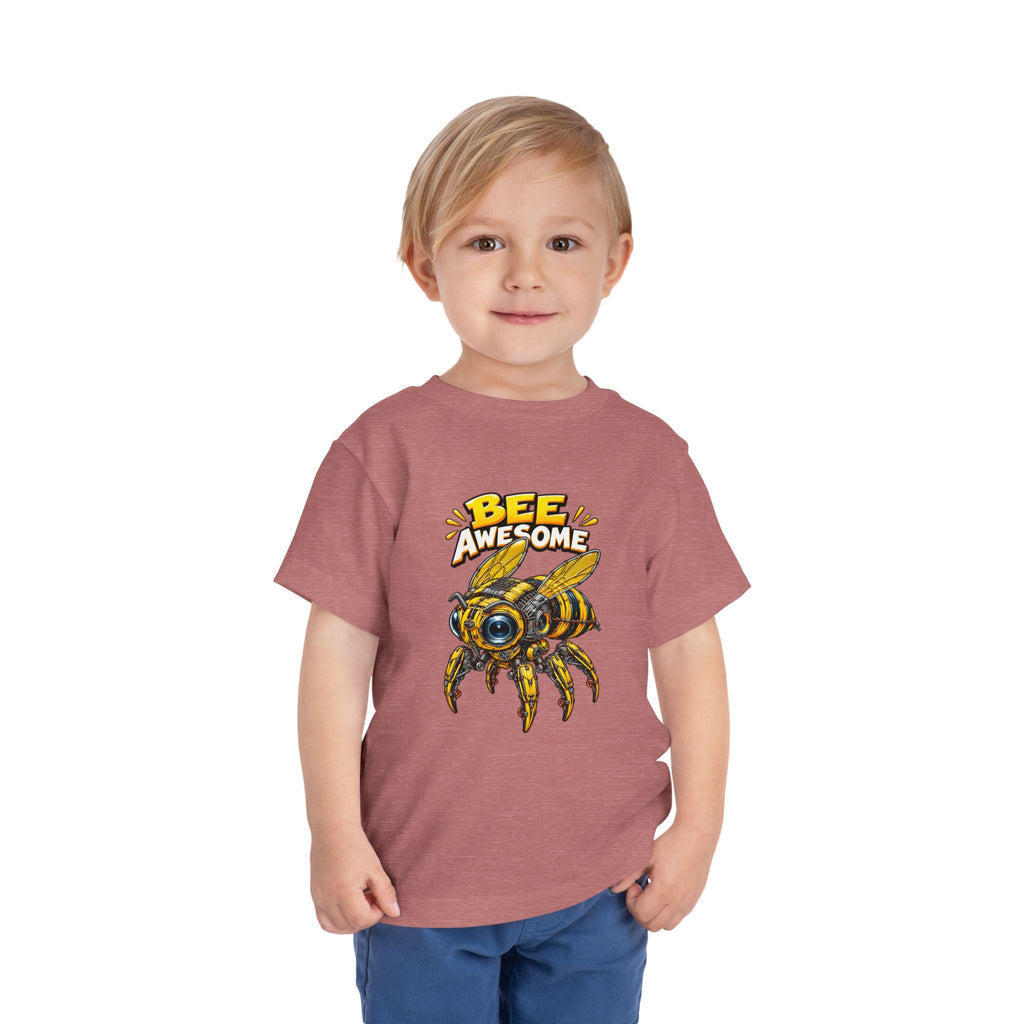 Bee Awesome Toddler Tee — Cute Bumblebee Graphic Kids Shirt