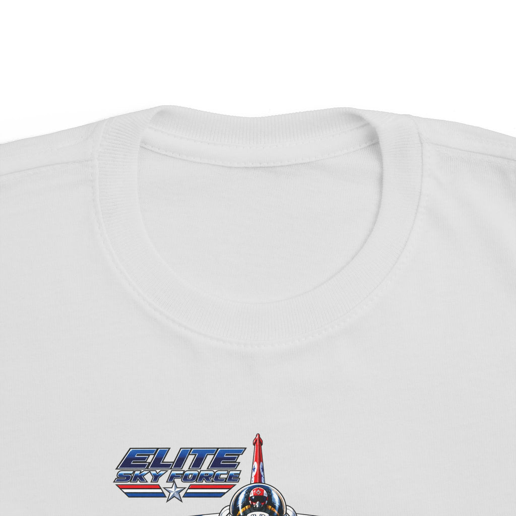 Toddler Jet Plane Tee — "Blue Angels" Fighter Jet Graphic Kids Shirt