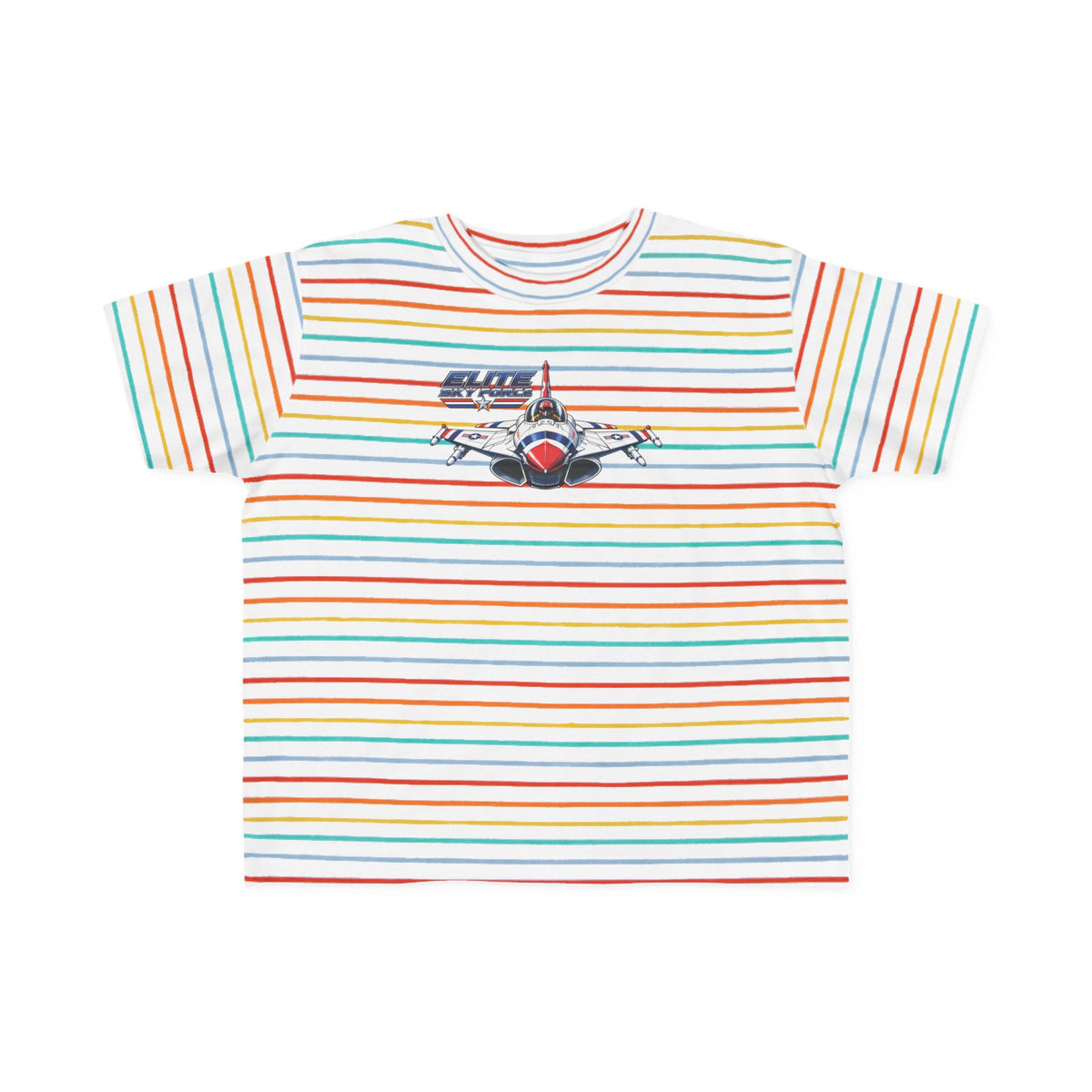 Toddler Jet Plane Tee — "Blue Angels" Fighter Jet Graphic Kids Shirt