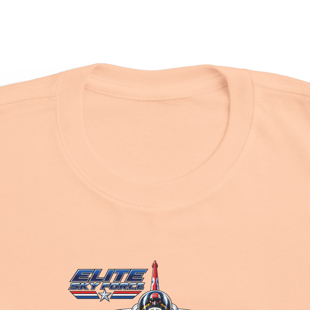 Toddler Jet Plane Tee — "Blue Angels" Fighter Jet Graphic Kids Shirt