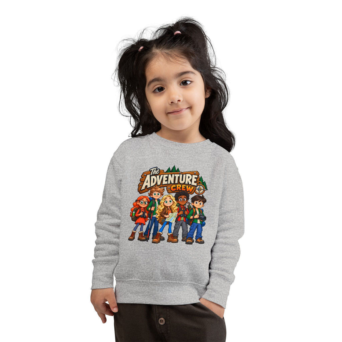 Toddler Sweatshirt — The Adventure Crew Kids Graphic Pullover