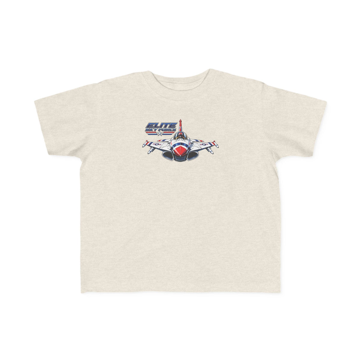 Toddler Jet Plane Tee — "Blue Angels" Fighter Jet Graphic Kids Shirt