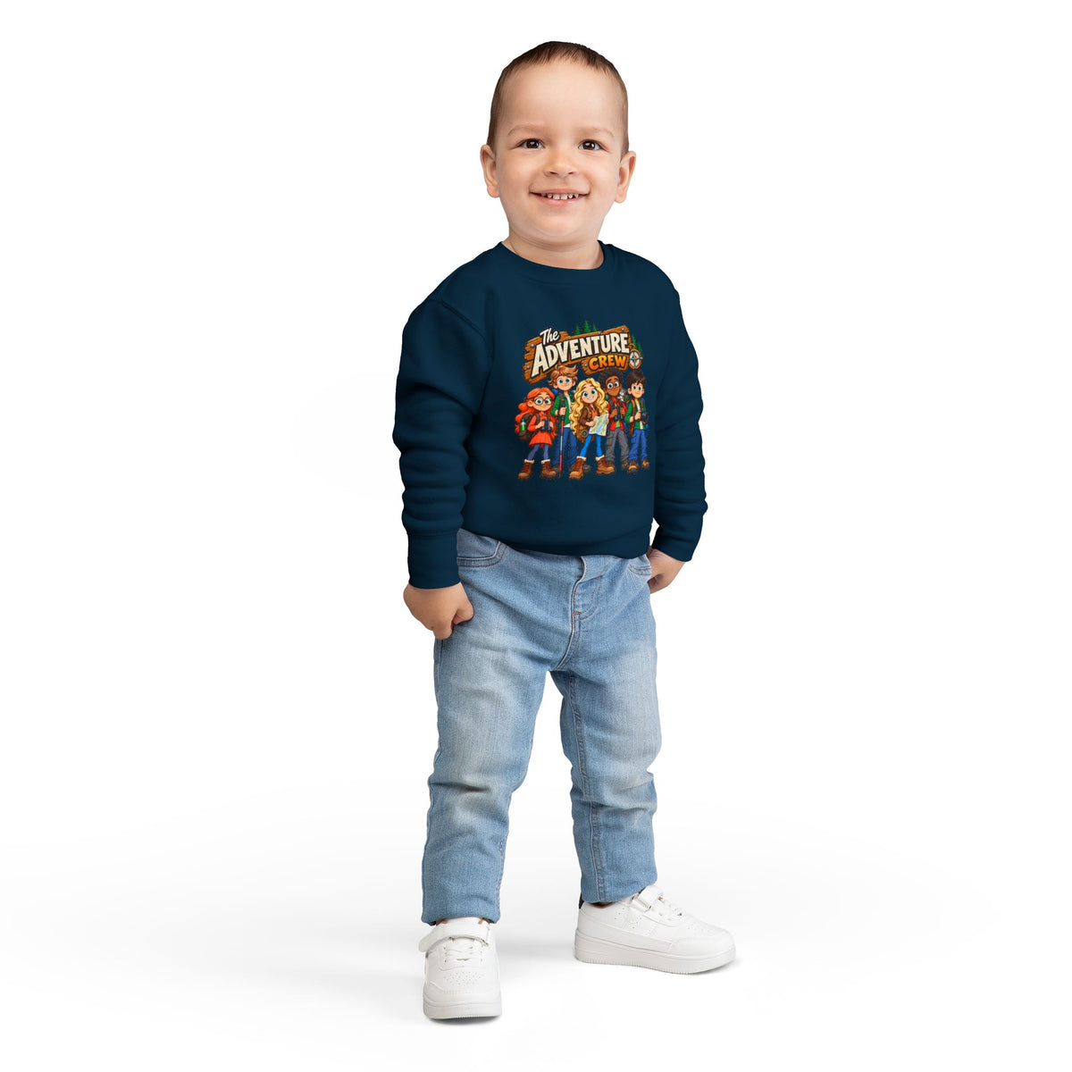 Toddler Sweatshirt — The Adventure Crew Kids Graphic Pullover