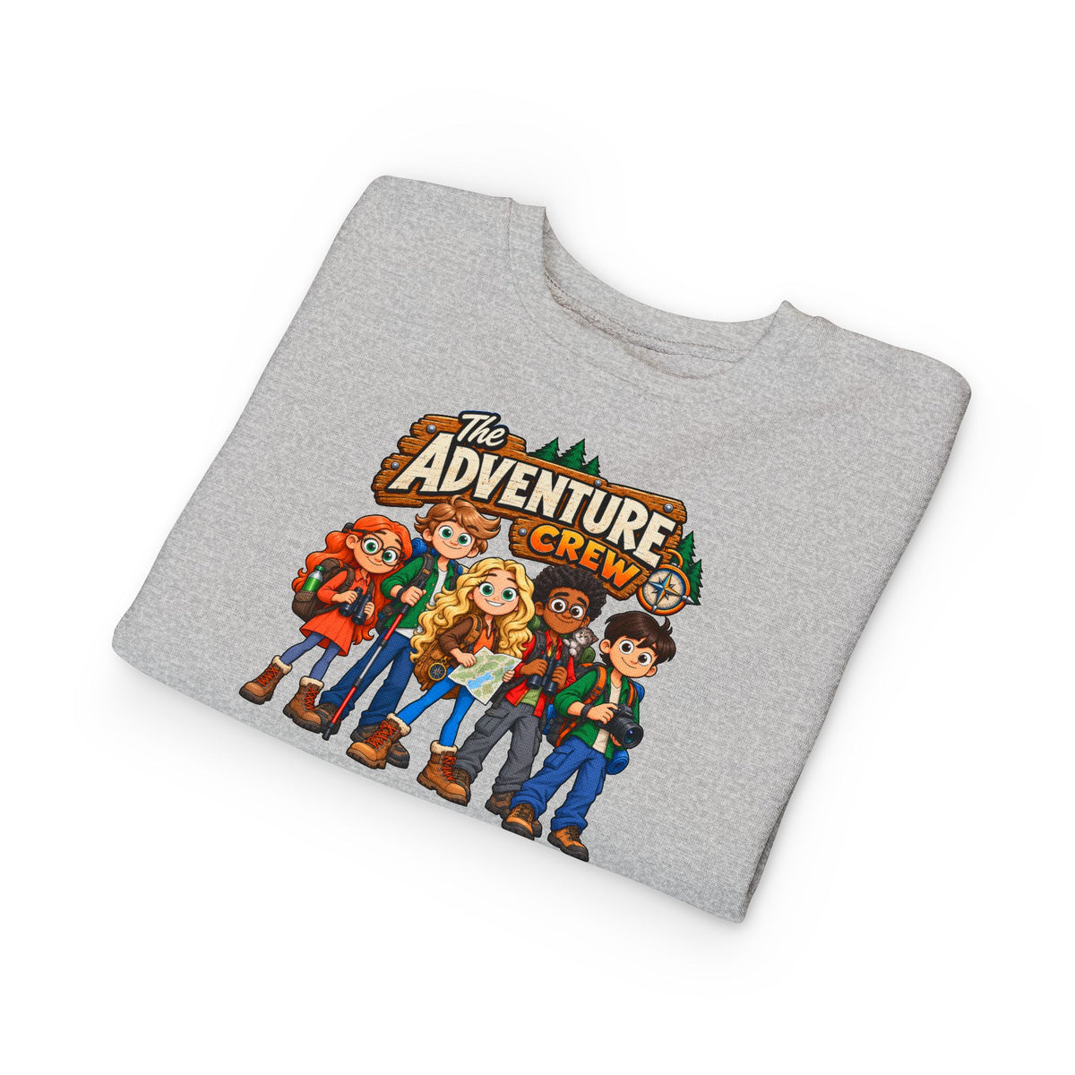Toddler Sweatshirt — The Adventure Crew Kids Graphic Pullover