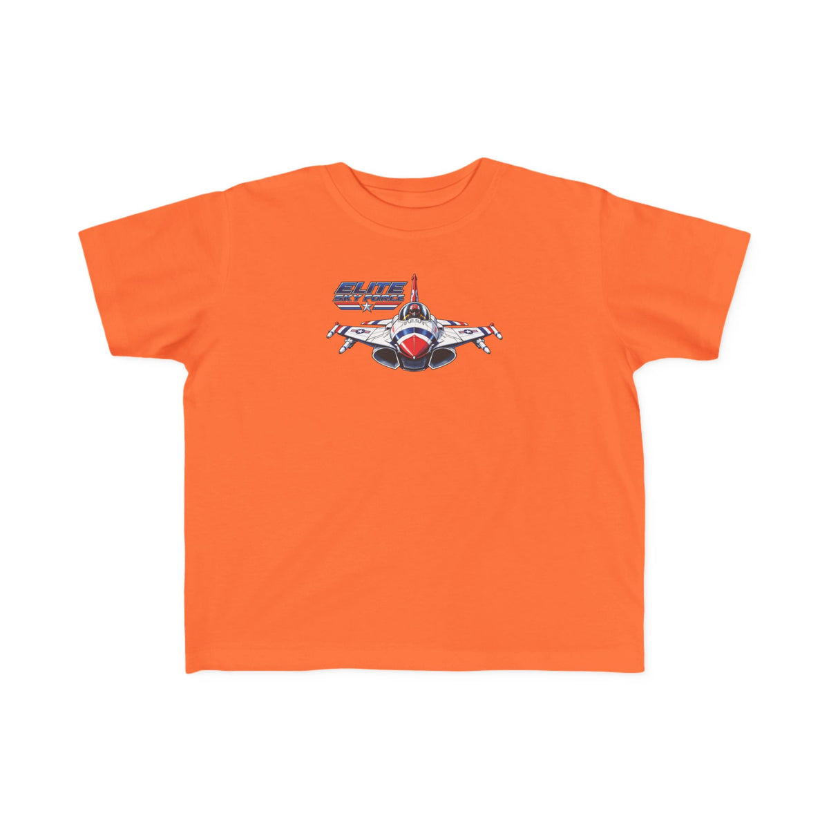 Toddler Jet Plane Tee — "Blue Angels" Fighter Jet Graphic Kids Shirt