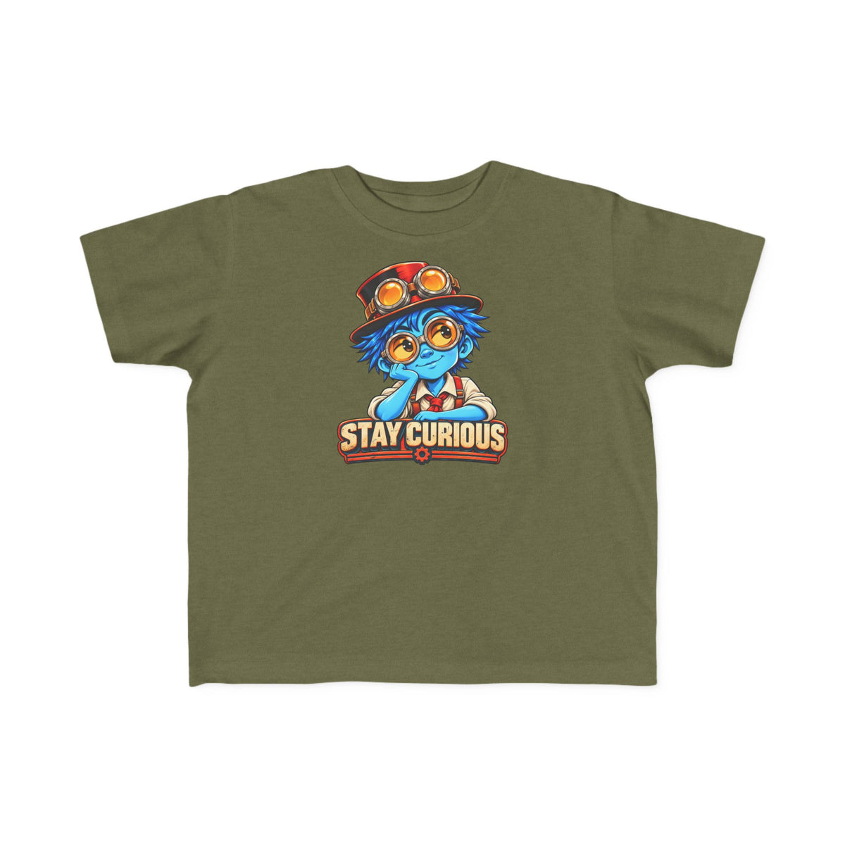 Stay Curious Toddler Tee — Cute Traveler Explorer Kids Shirt