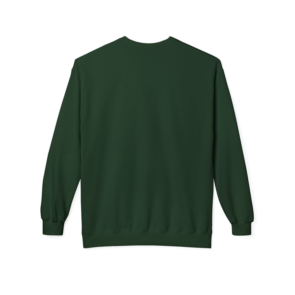 Cool Dude Enjoying Coffee Midweight Softstyle Fleece Crewneck Sweatshirt