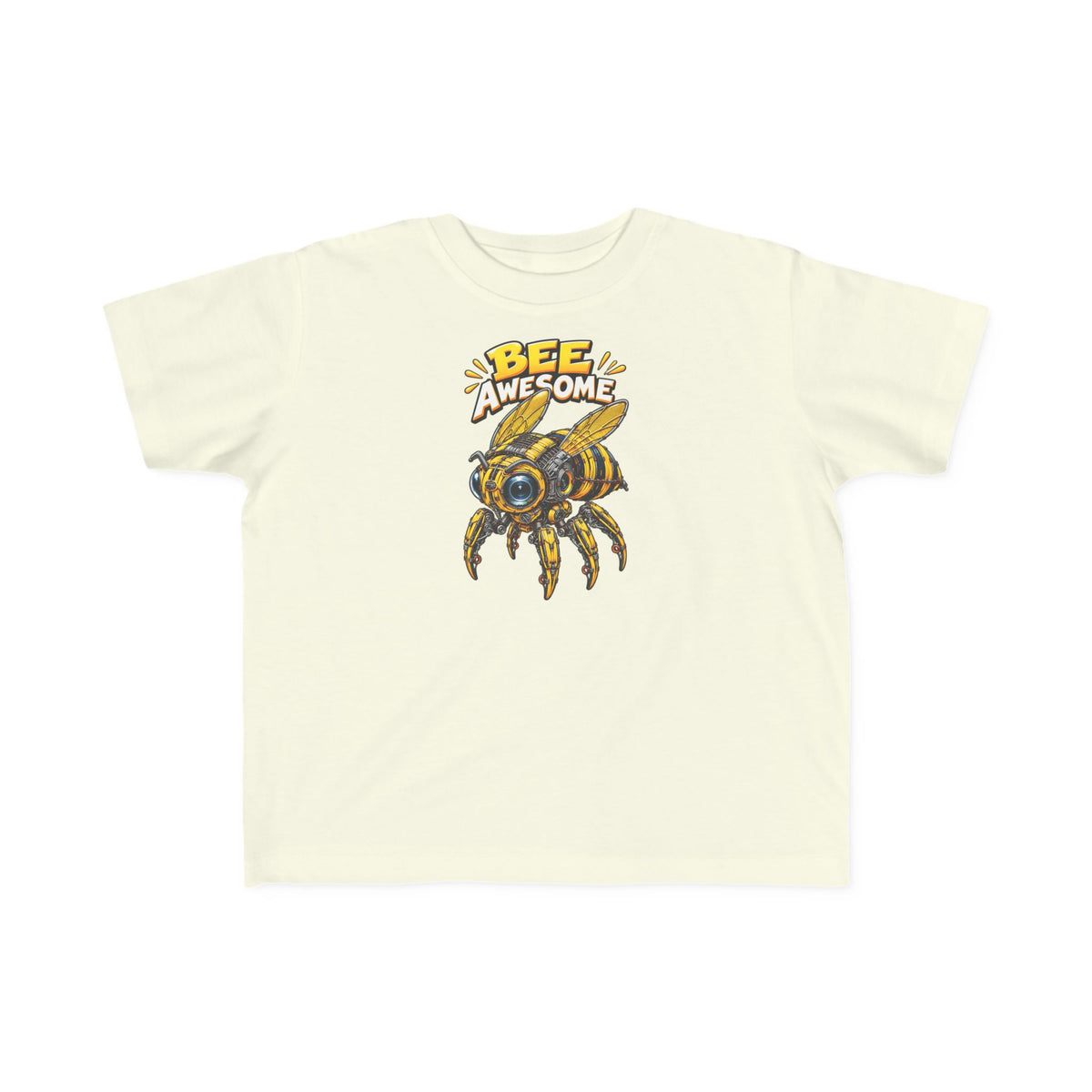 Kids Tee — "Bee Awesome" Cartoon Bumblebee Toddlers' T‑Shirt