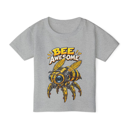 Bee Awesome Toddler T-Shirt – Cute Cartoon Bee Graphic for Kids