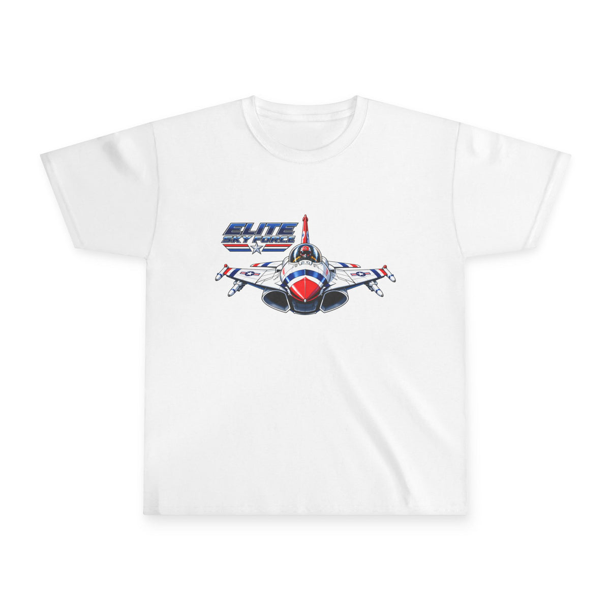 Youth Jet Fighter T‑Shirt — Airshow Plane Graphic Tee