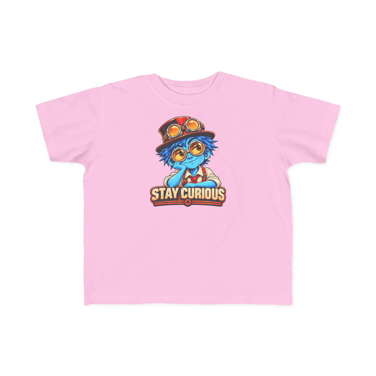 Stay Curious Toddler Tee — Cute Traveler Explorer Kids Shirt
