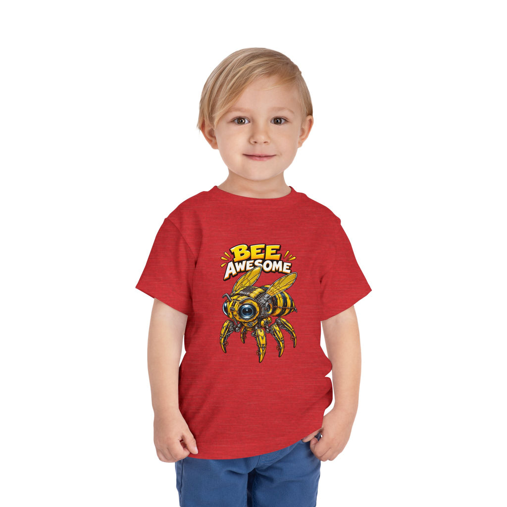 Bee Awesome Toddler Tee — Cute Bumblebee Graphic Kids Shirt