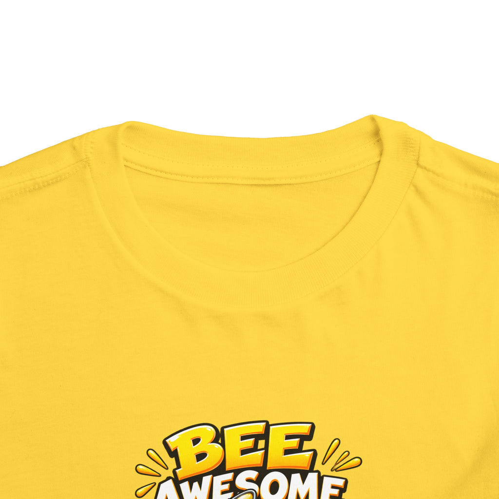 Bee Awesome Toddler Tee — Cute Bumblebee Graphic Kids Shirt