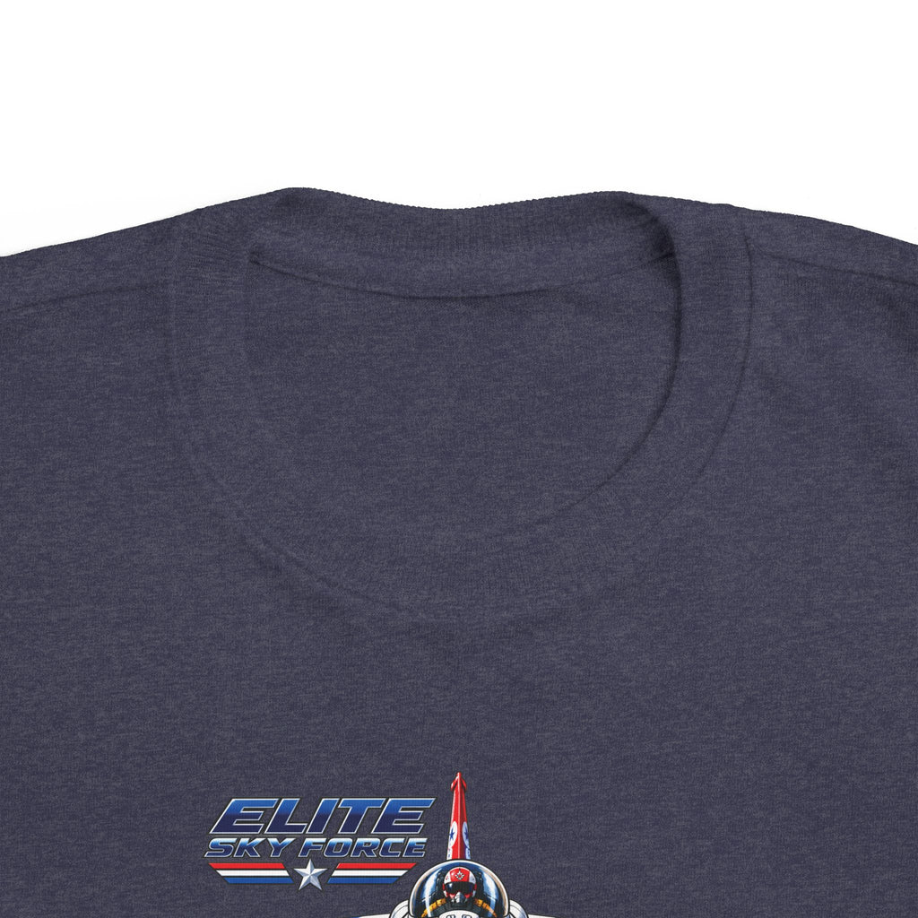 Toddler Jet Plane Tee — "Blue Angels" Fighter Jet Graphic Kids Shirt