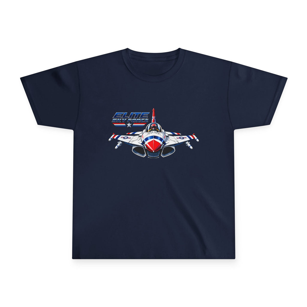Youth Jet Fighter T‑Shirt — Airshow Plane Graphic Tee