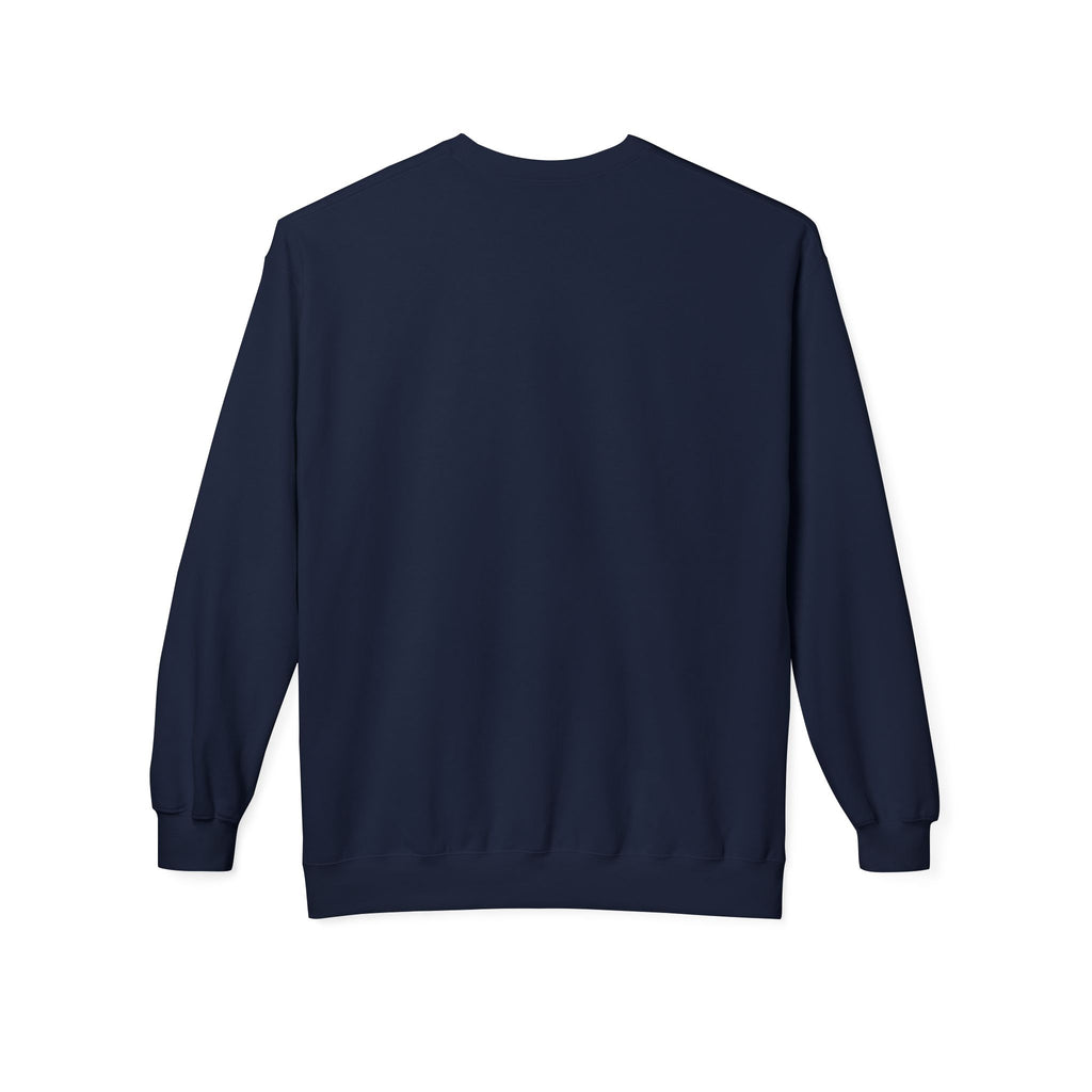 Cool Dude Enjoying Coffee Midweight Softstyle Fleece Crewneck Sweatshirt
