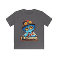 Kids Tee — "Stay Curious" Steampunk Explorer Graphic
