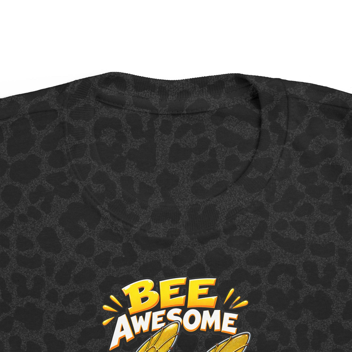 Kids Tee — "Bee Awesome" Cartoon Bumblebee Toddlers' T‑Shirt