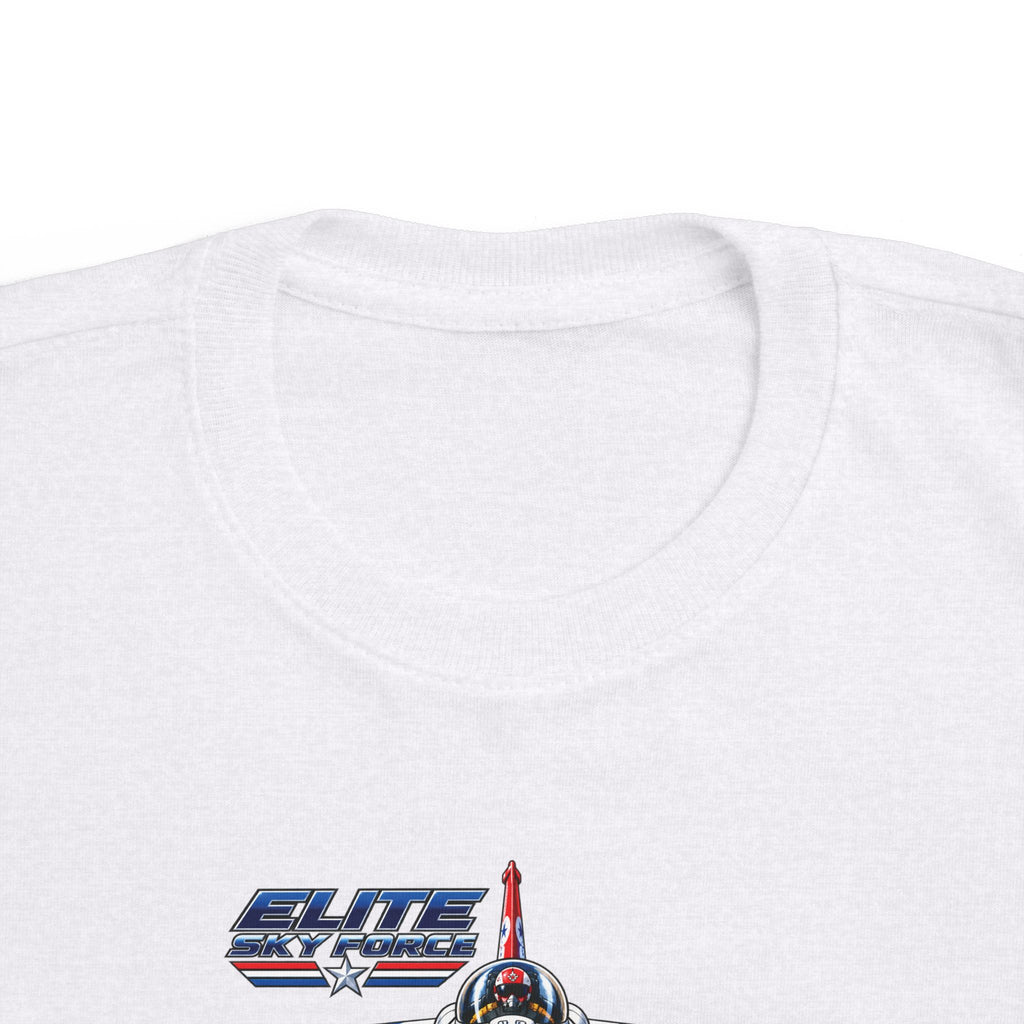 Toddler Jet Plane Tee — "Blue Angels" Fighter Jet Graphic Kids Shirt