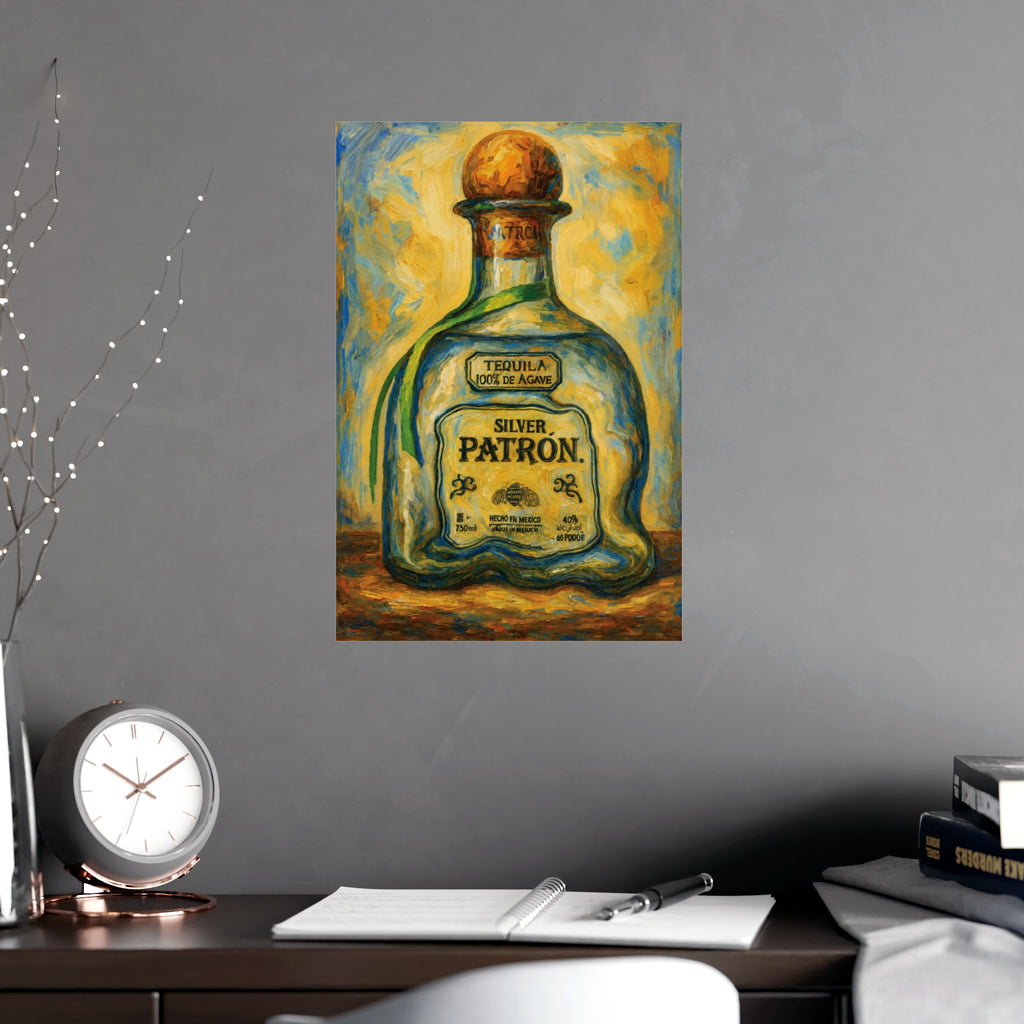 Copy of Blue Chronos Poster — Vintage Steampunk Comic Art Matte Print