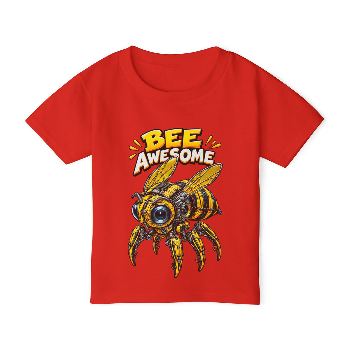 Bee Awesome Toddler T-Shirt – Cute Cartoon Bee Graphic for Kids