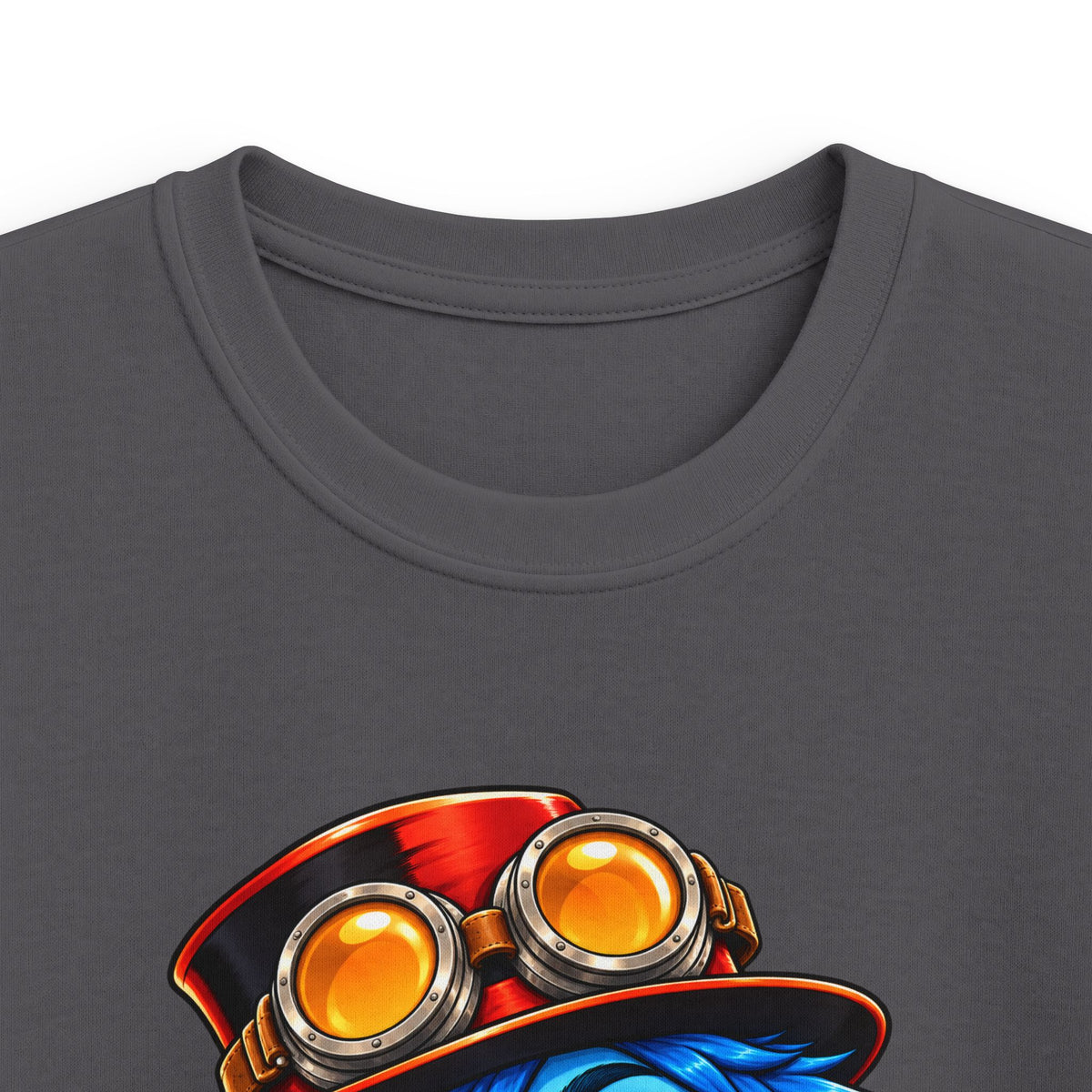 Kids Tee — "Stay Curious" Steampunk Explorer Graphic
