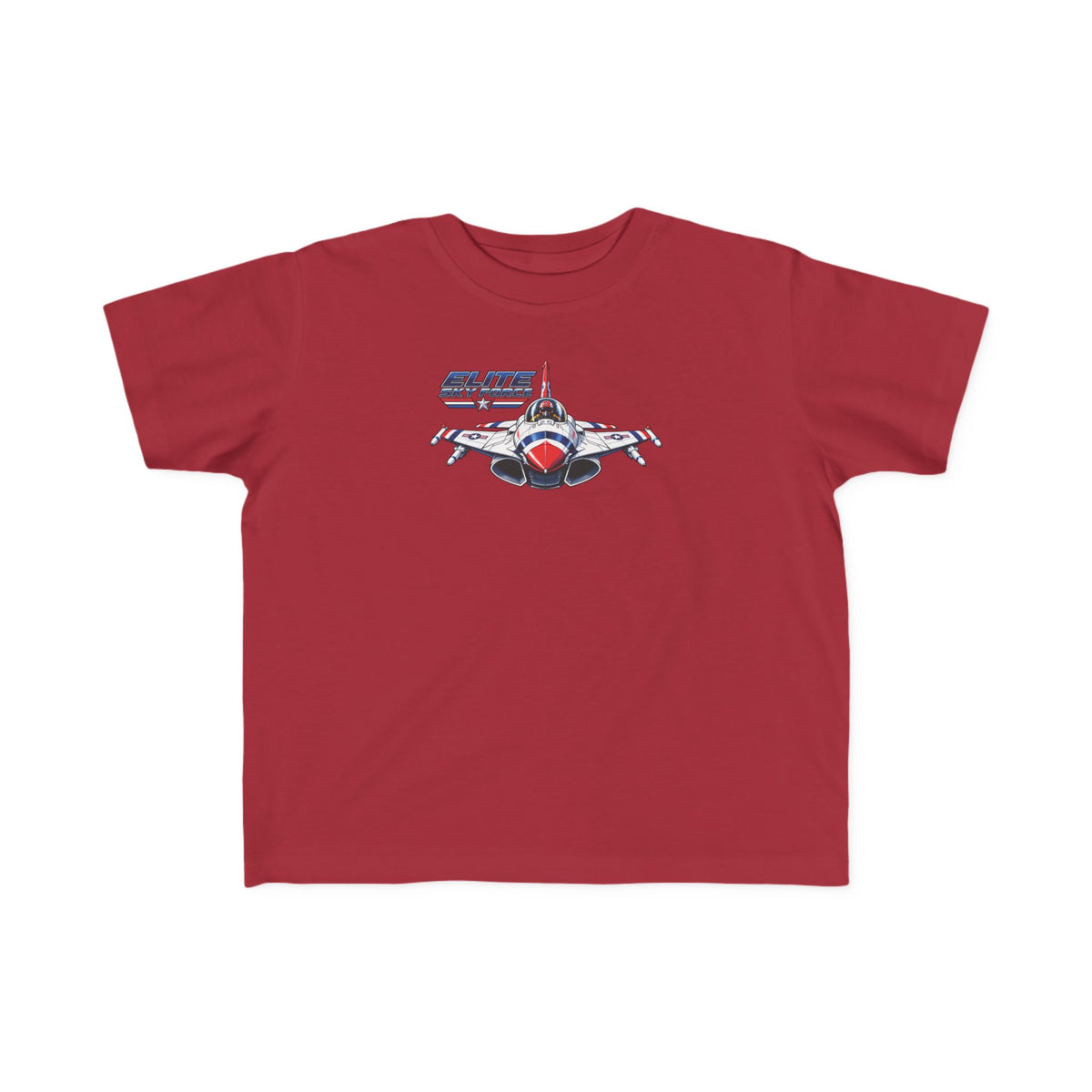 Toddler Jet Plane Tee — "Blue Angels" Fighter Jet Graphic Kids Shirt