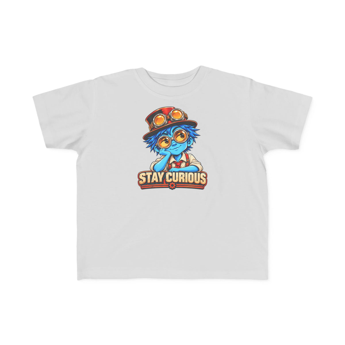 Stay Curious Toddler Tee — Cute Traveler Explorer Kids Shirt
