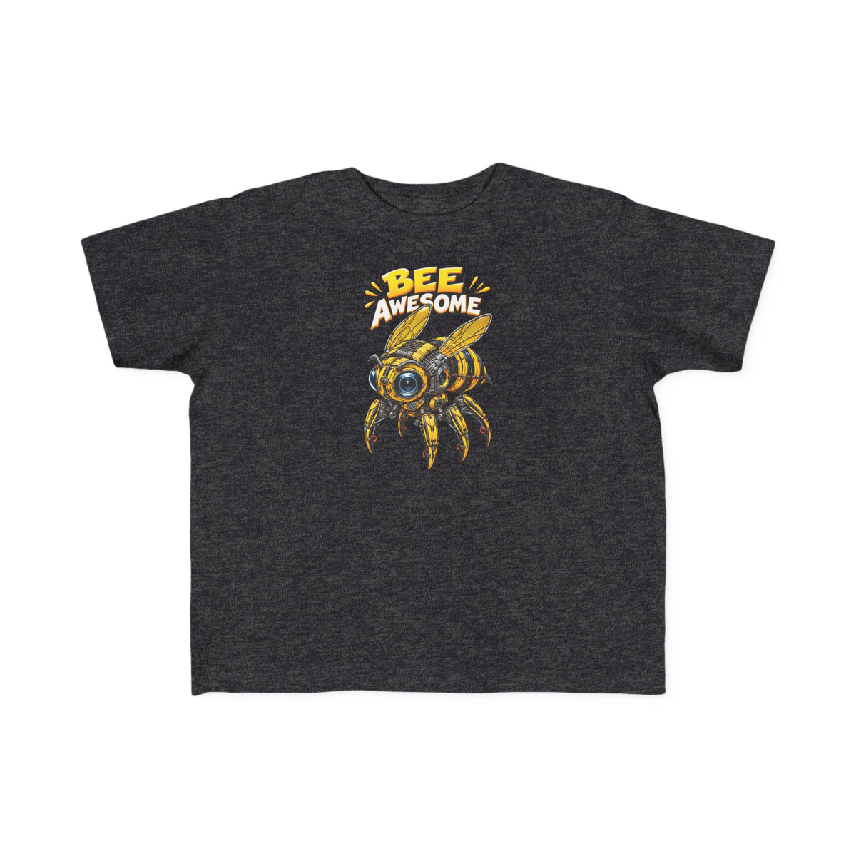 Kids Tee — "Bee Awesome" Cartoon Bumblebee Toddlers' T‑Shirt