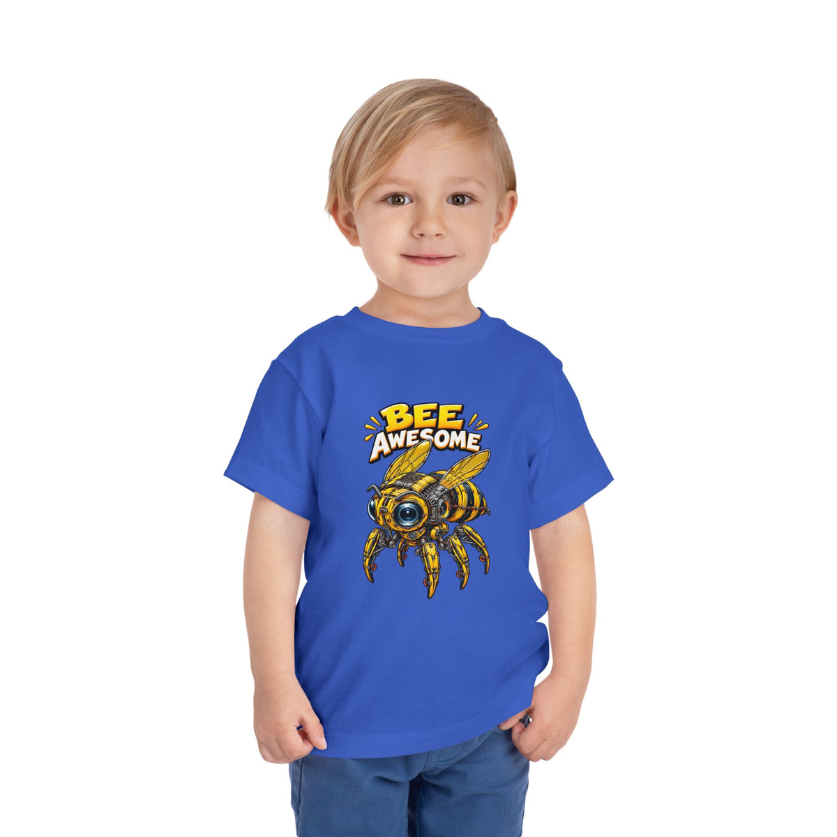 Bee Awesome Toddler Tee — Cute Bumblebee Graphic Kids Shirt