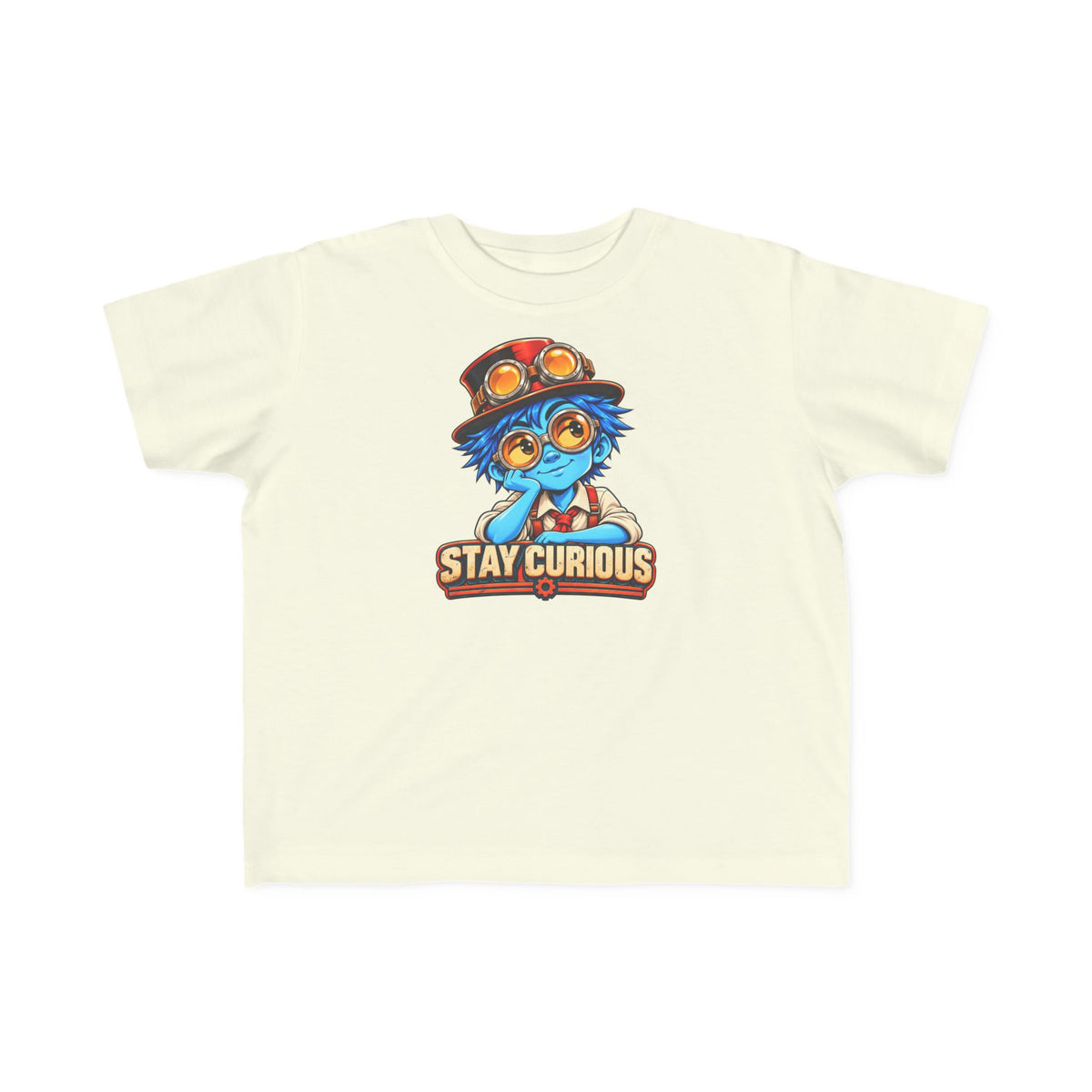 Stay Curious Toddler Tee — Cute Traveler Explorer Kids Shirt