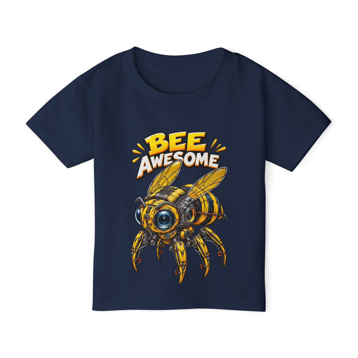 Bee Awesome Toddler T-Shirt – Cute Cartoon Bee Graphic for Kids