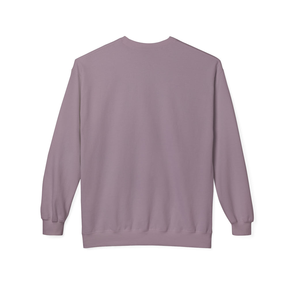 Cool Dude Enjoying Coffee Midweight Softstyle Fleece Crewneck Sweatshirt